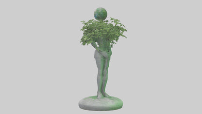 EcoResilience Statue model 3D model