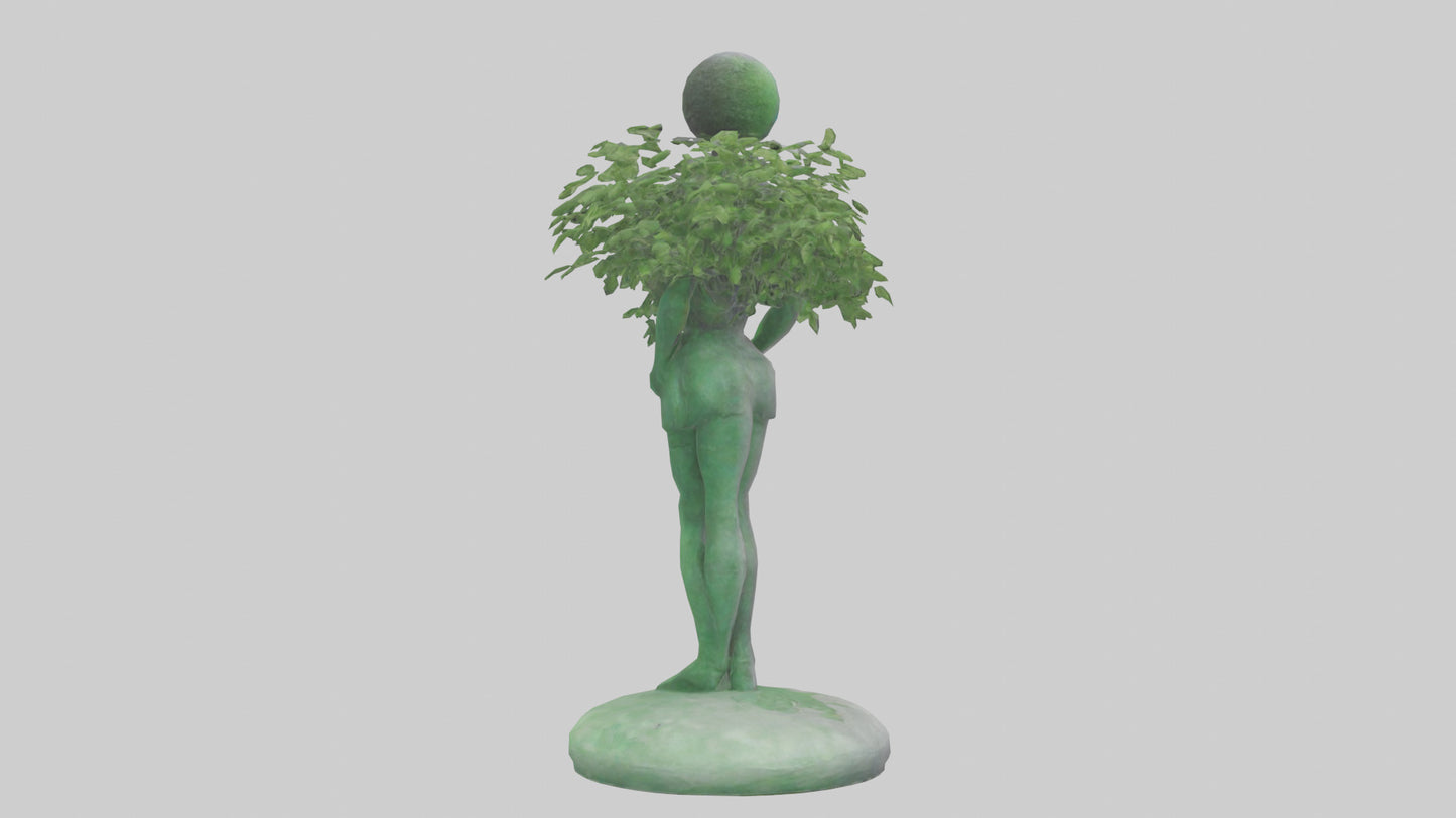 EcoResilience Statue model 3D model