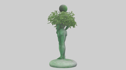 EcoResilience Statue model 3D model