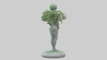 EcoResilience Statue model 3D model