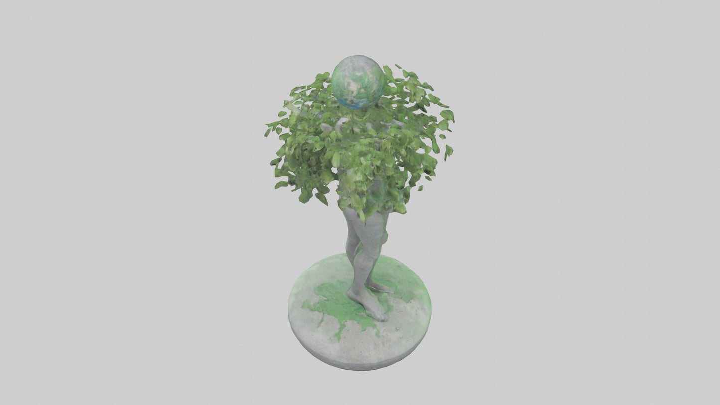 EcoResilience Statue model 3D model