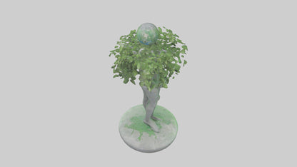 EcoResilience Statue model 3D model