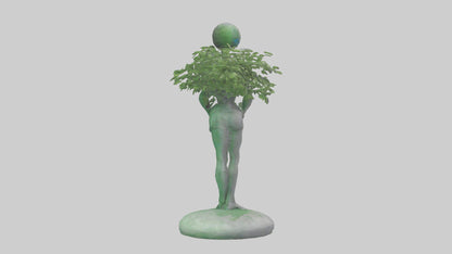 EcoResilience Statue model 3D model