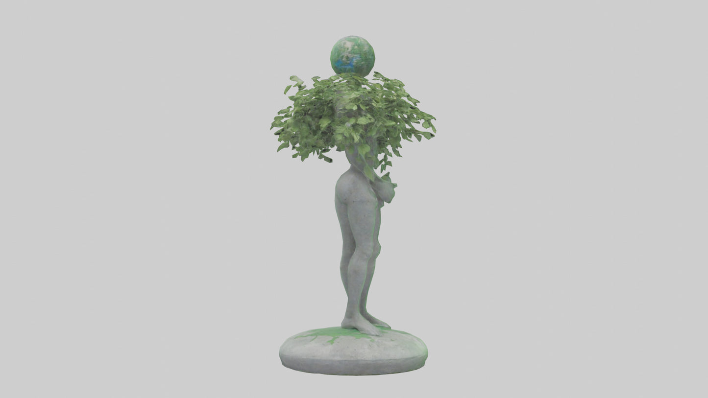 EcoResilience Statue model 3D model