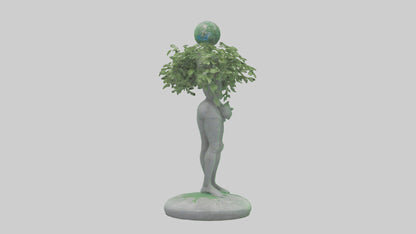 EcoResilience Statue model 3D model