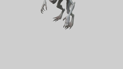 Eerie creature model 3D model