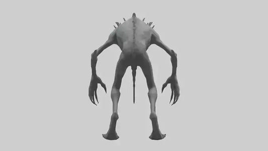 Eerie creature model 3D model