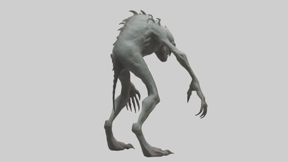 Eerie creature model 3D model