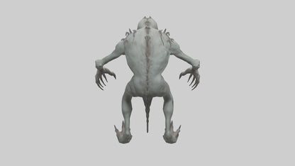 Eerie creature model 3D model