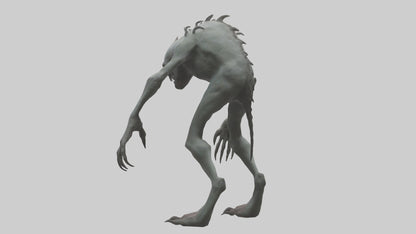 Eerie creature model 3D model