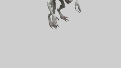 Eerie creature model 3D model
