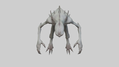 Eerie creature model 3D model