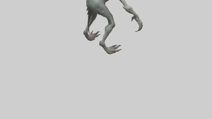 Eerie creature model 3D model