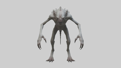 Eerie creature model 3D model