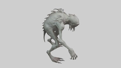 Eerie creature model 3D model
