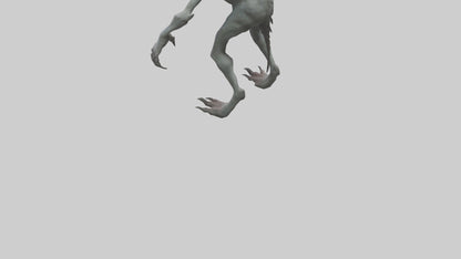 Eerie creature model 3D model