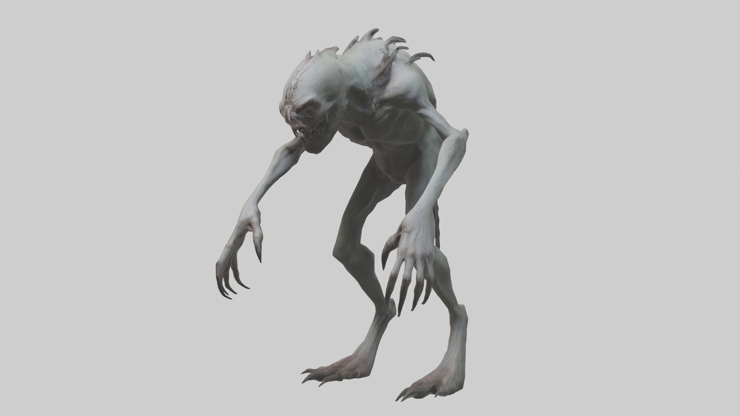 Eerie creature model 3D model