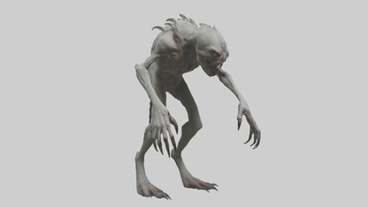 Eerie creature model 3D model