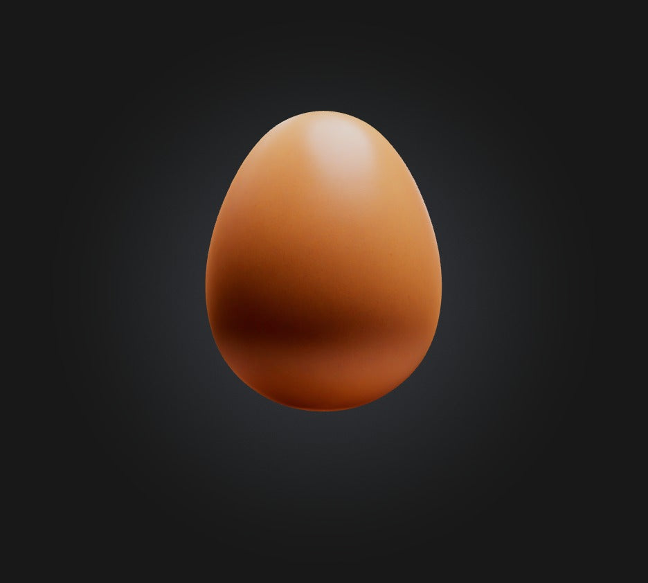 3D model Egg Model VR / AR / low-poly