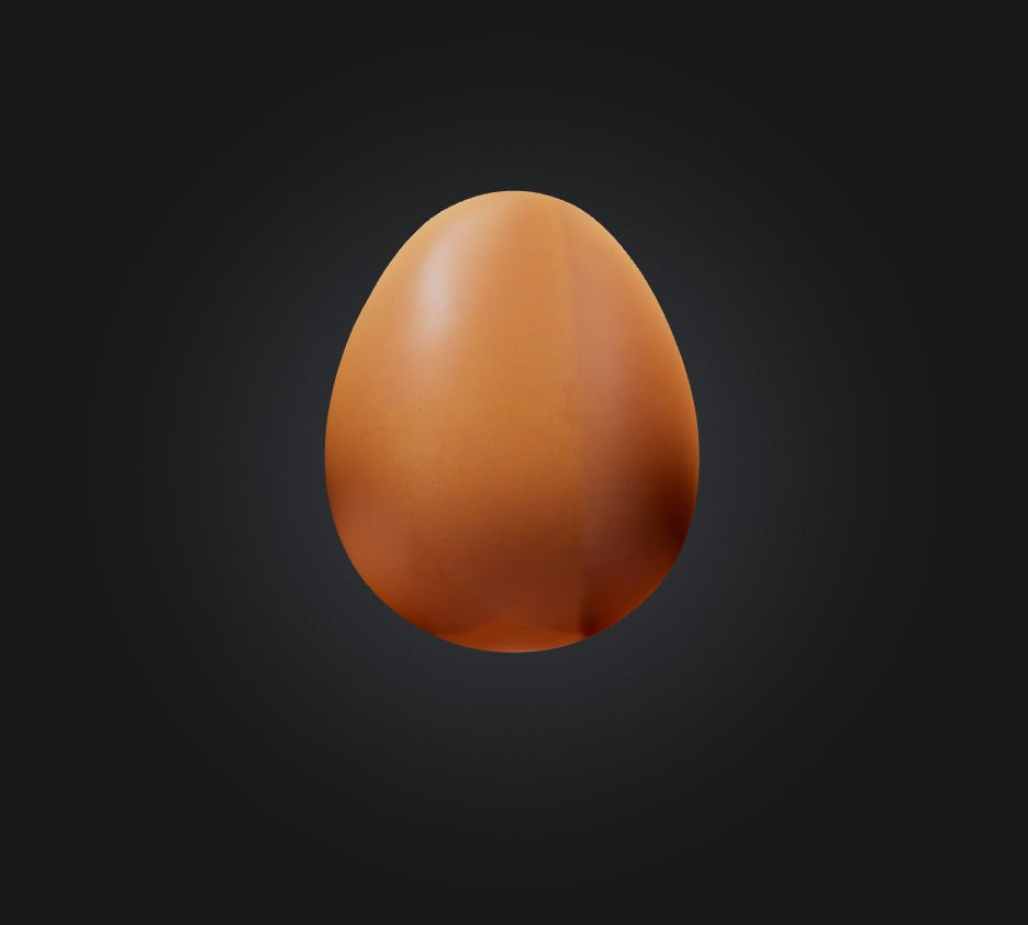 3D model Egg Model VR / AR / low-poly