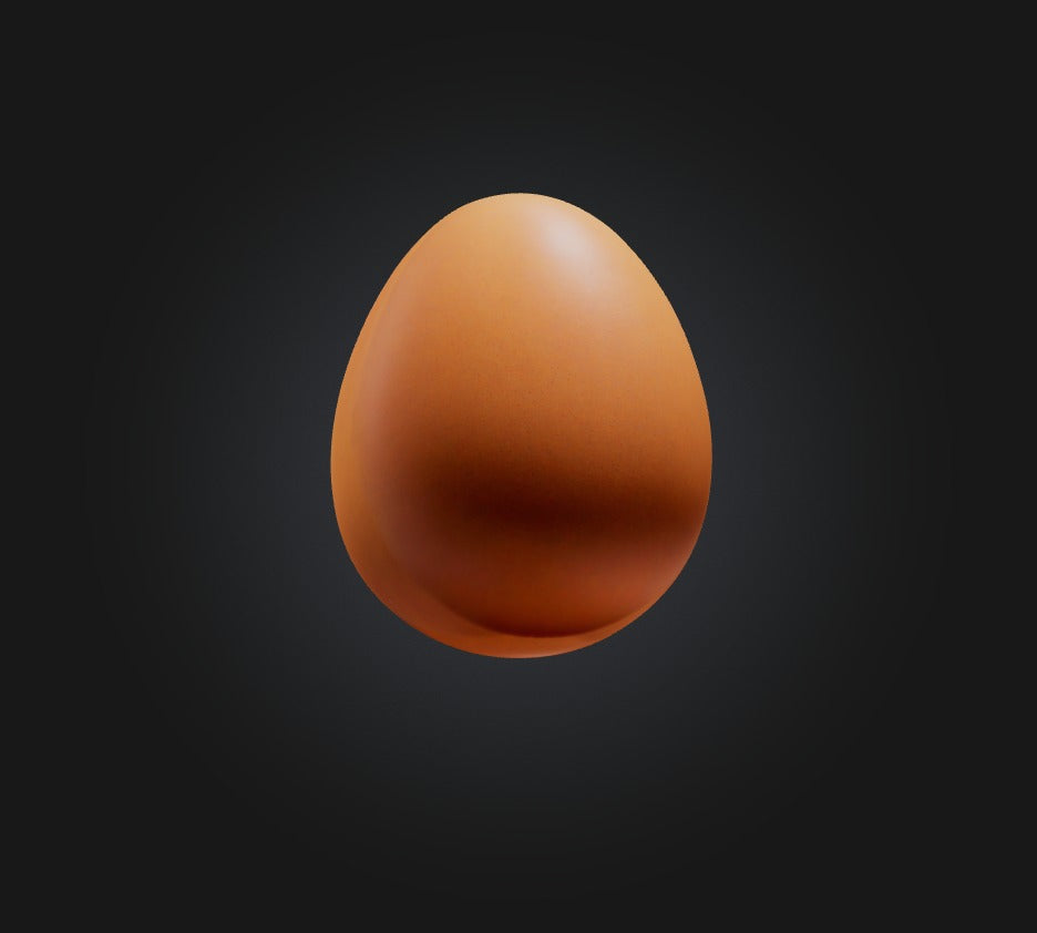 3D model Egg Model VR / AR / low-poly