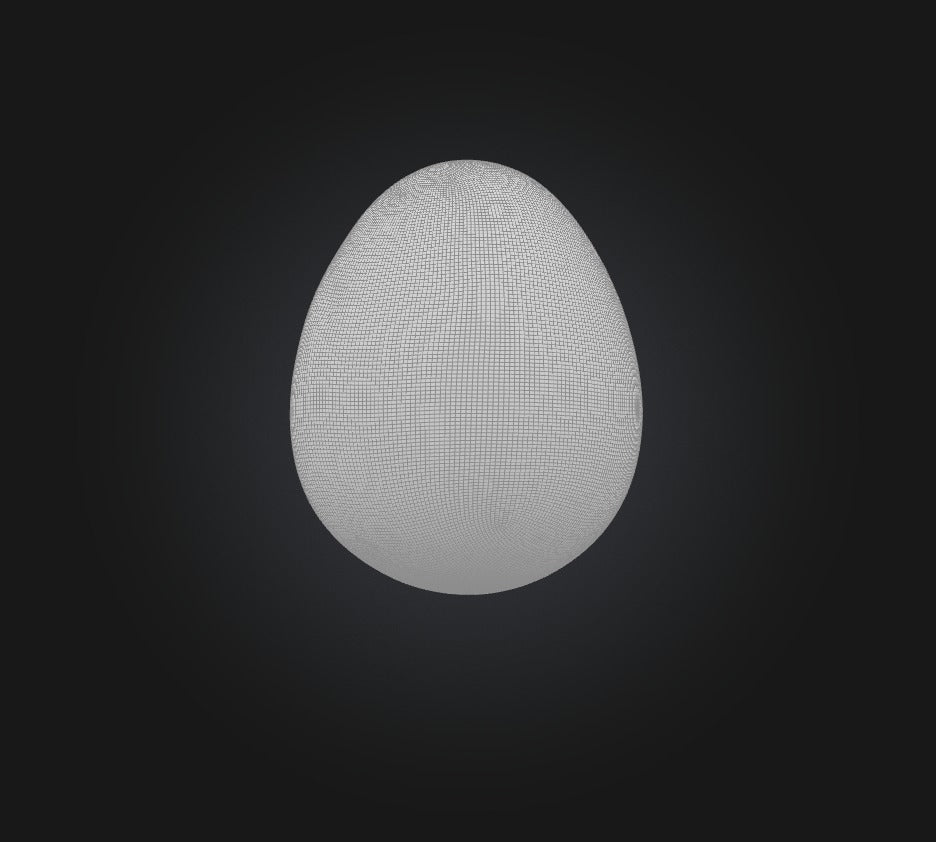 3D model Egg Model VR / AR / low-poly