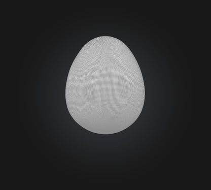 3D model Egg Model VR / AR / low-poly
