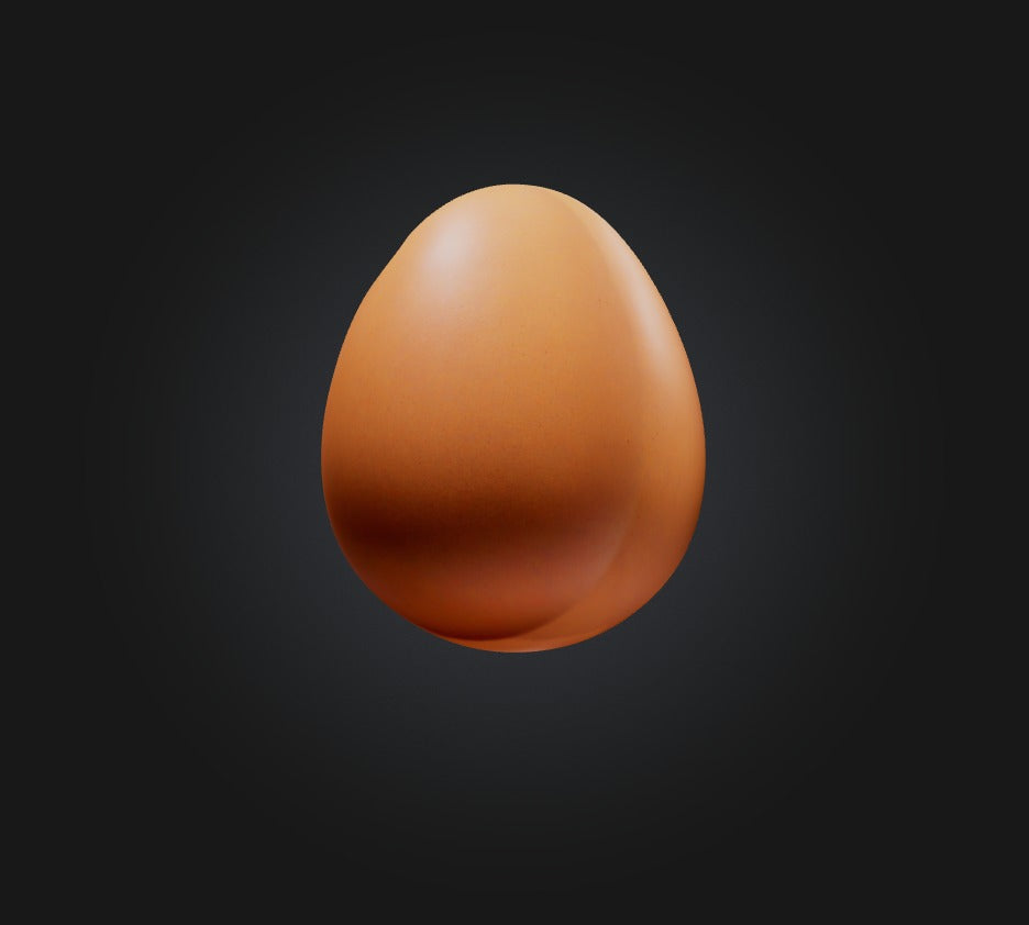 3D model Egg Model VR / AR / low-poly