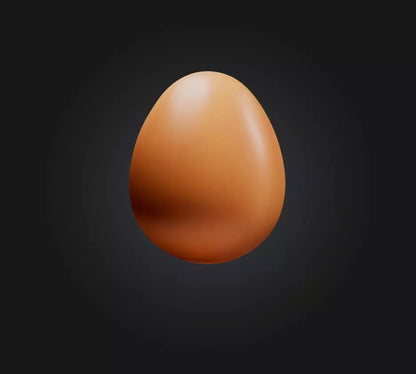 3D model Egg Model VR / AR / low-poly