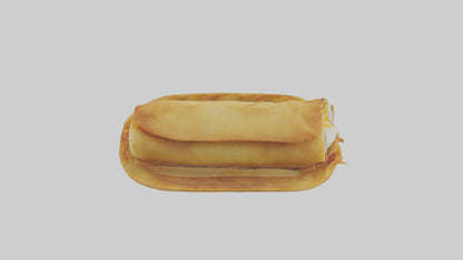 Egg roll model 3D model