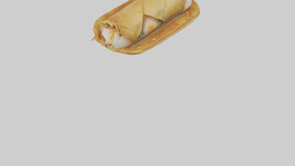Egg roll model 3D model