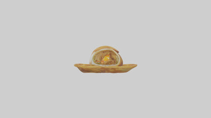 Egg roll model 3D model