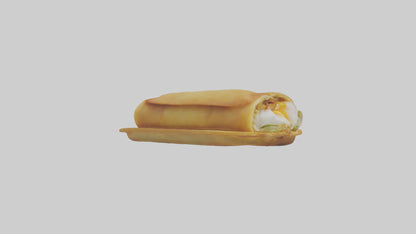 Egg roll model 3D model