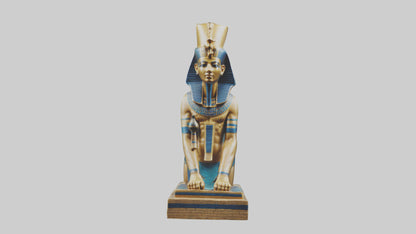 Egyptian Pharaoh statue model 3D model