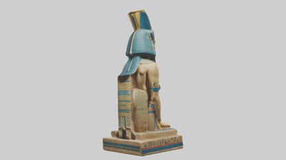 Egyptian Pharaoh statue model 3D model