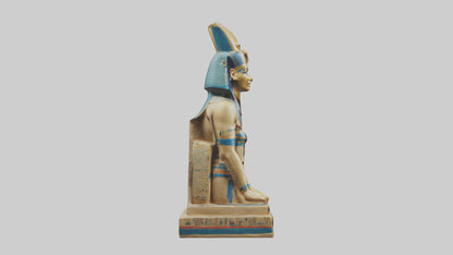 Egyptian Pharaoh statue model 3D model