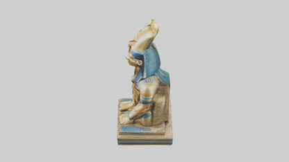 Egyptian Pharaoh statue model 3D model
