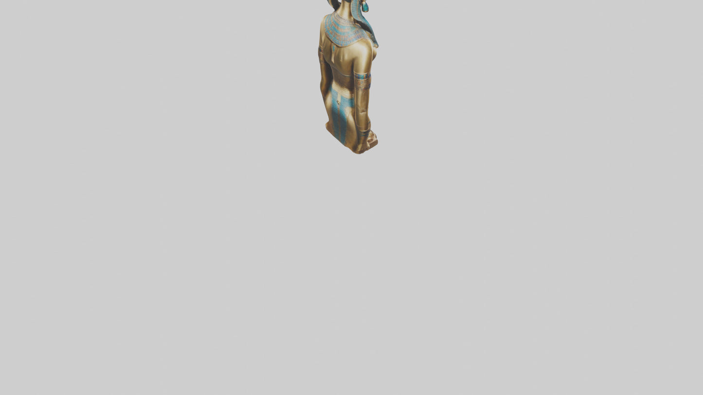 Egyptian Queen statue model 3D model
