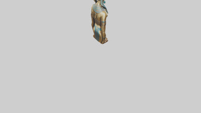 Egyptian Queen statue model 3D model