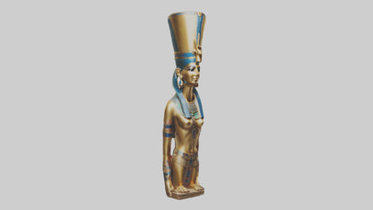 Egyptian Queen statue model 3D model