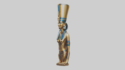 Egyptian Queen statue model 3D model