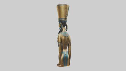 Egyptian Queen statue model 3D model