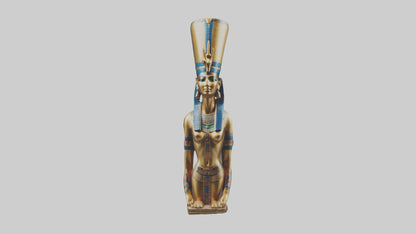 Egyptian Queen statue model 3D model