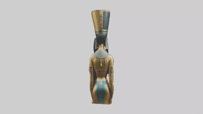 Egyptian Queen statue model 3D model