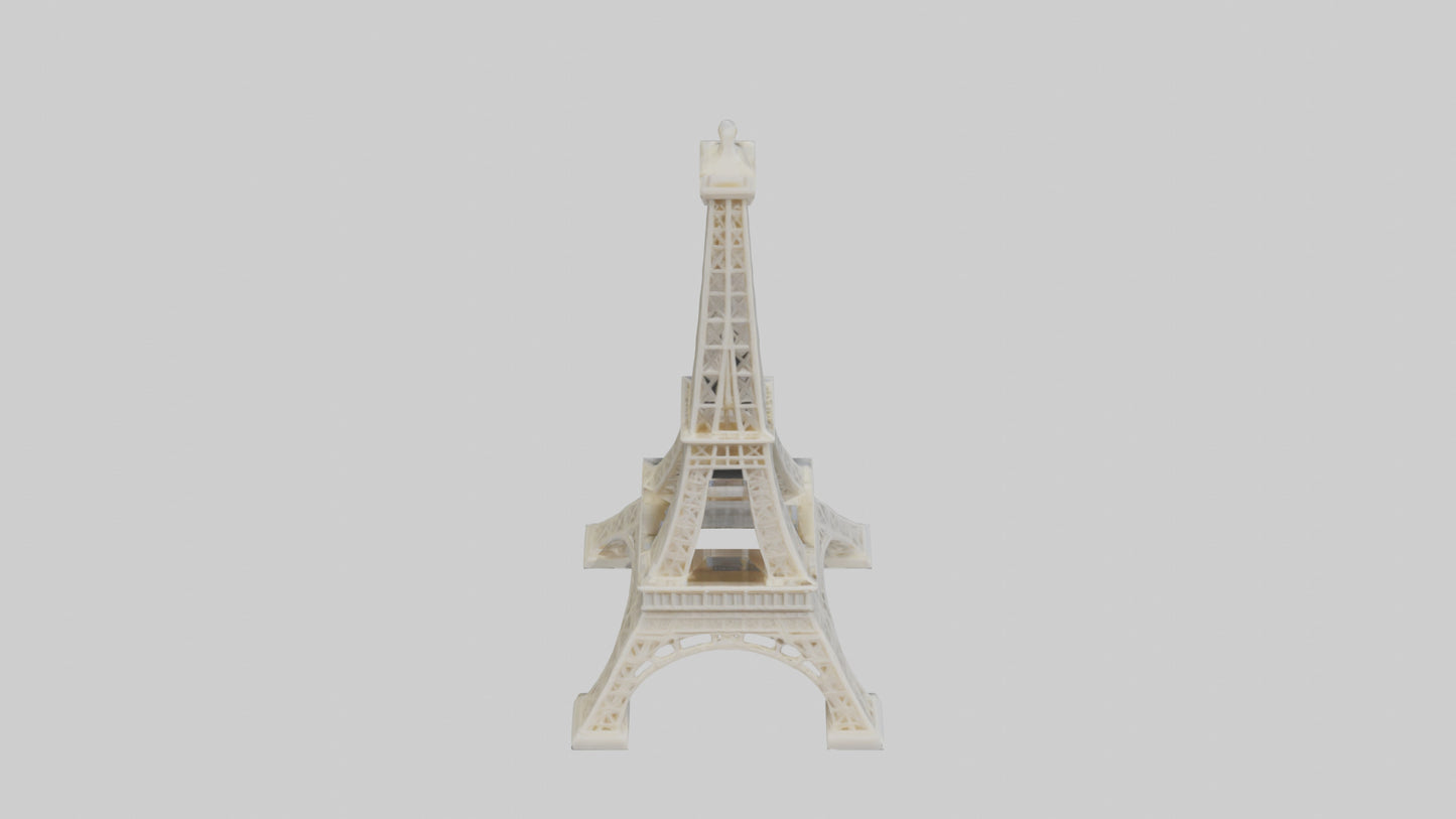 3D model Eiffel Tower Mini VR / AR / low-poly