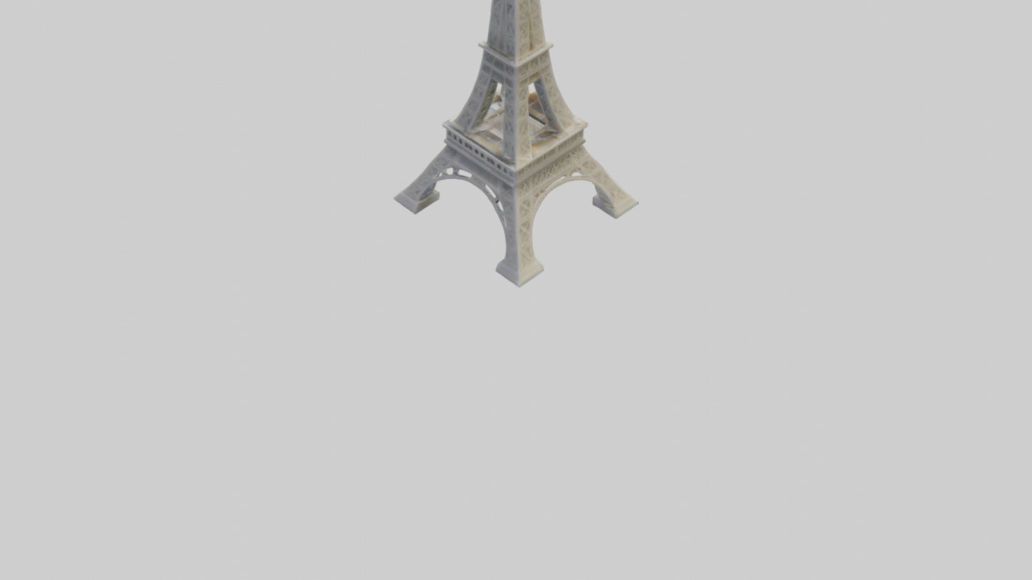 3D model Eiffel Tower Mini VR / AR / low-poly