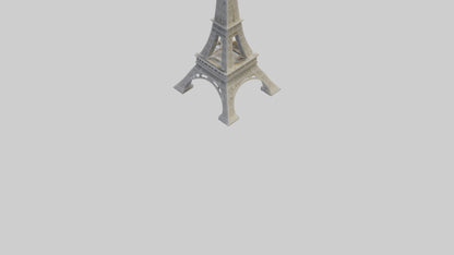 3D model Eiffel Tower Mini VR / AR / low-poly