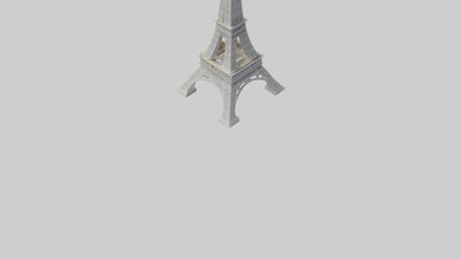 3D model Eiffel Tower Mini VR / AR / low-poly