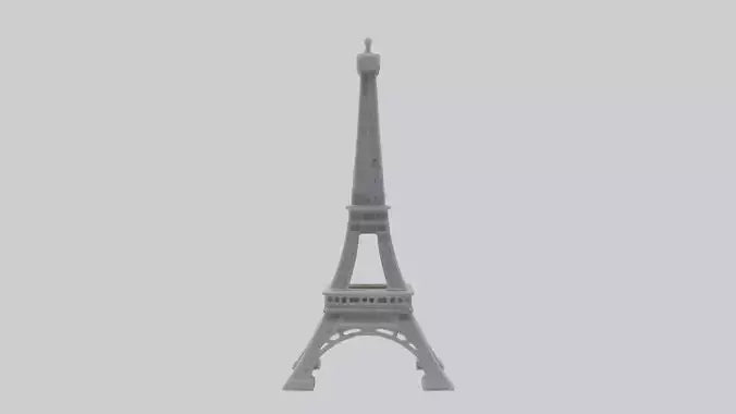 3D model Eiffel Tower Mini VR / AR / low-poly