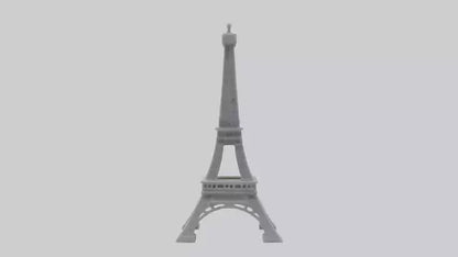 3D model Eiffel Tower Mini VR / AR / low-poly